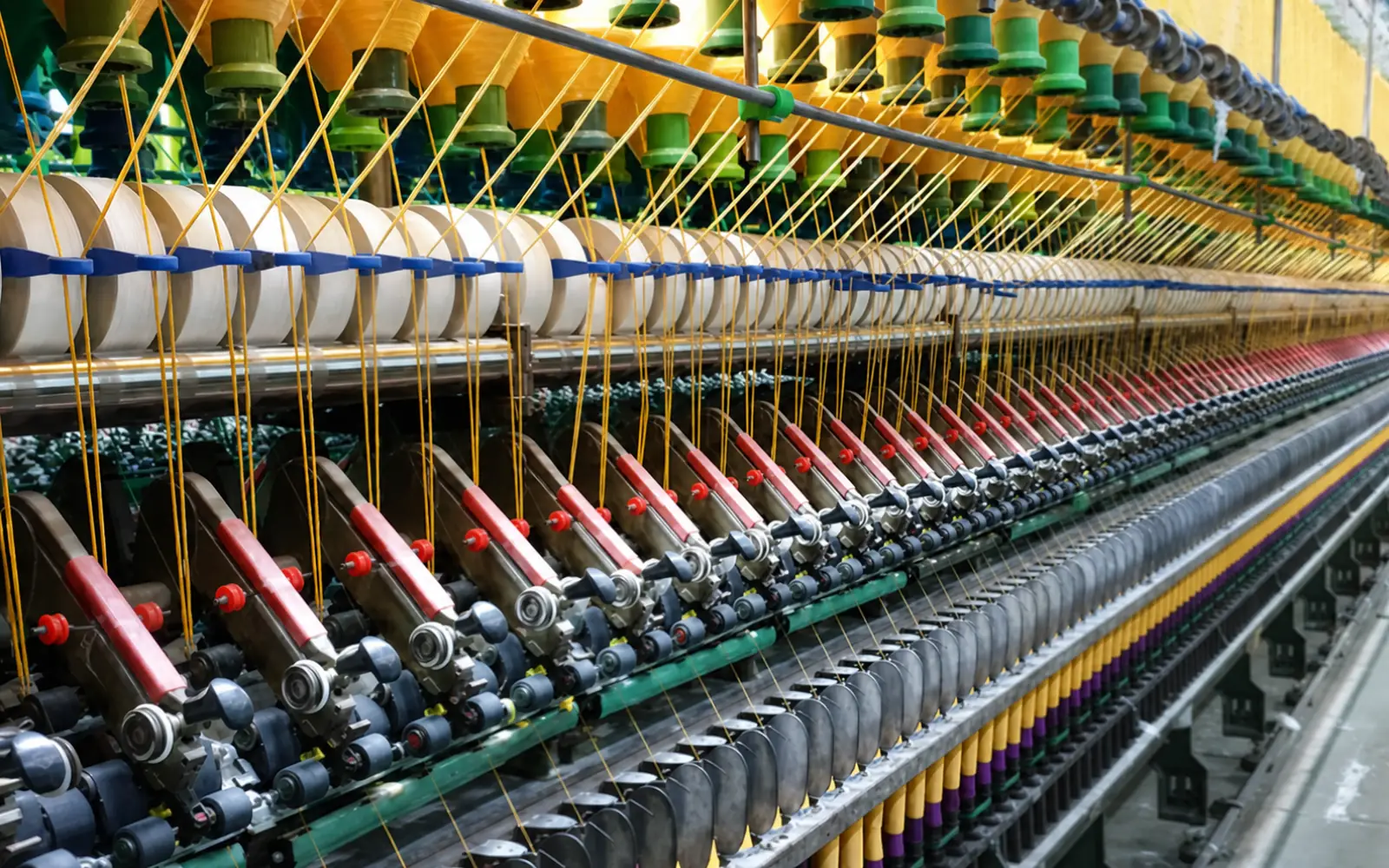 Jiangsu Ventures Ltd. partner factory floor — spinning, weaving, and knitting production, image 2