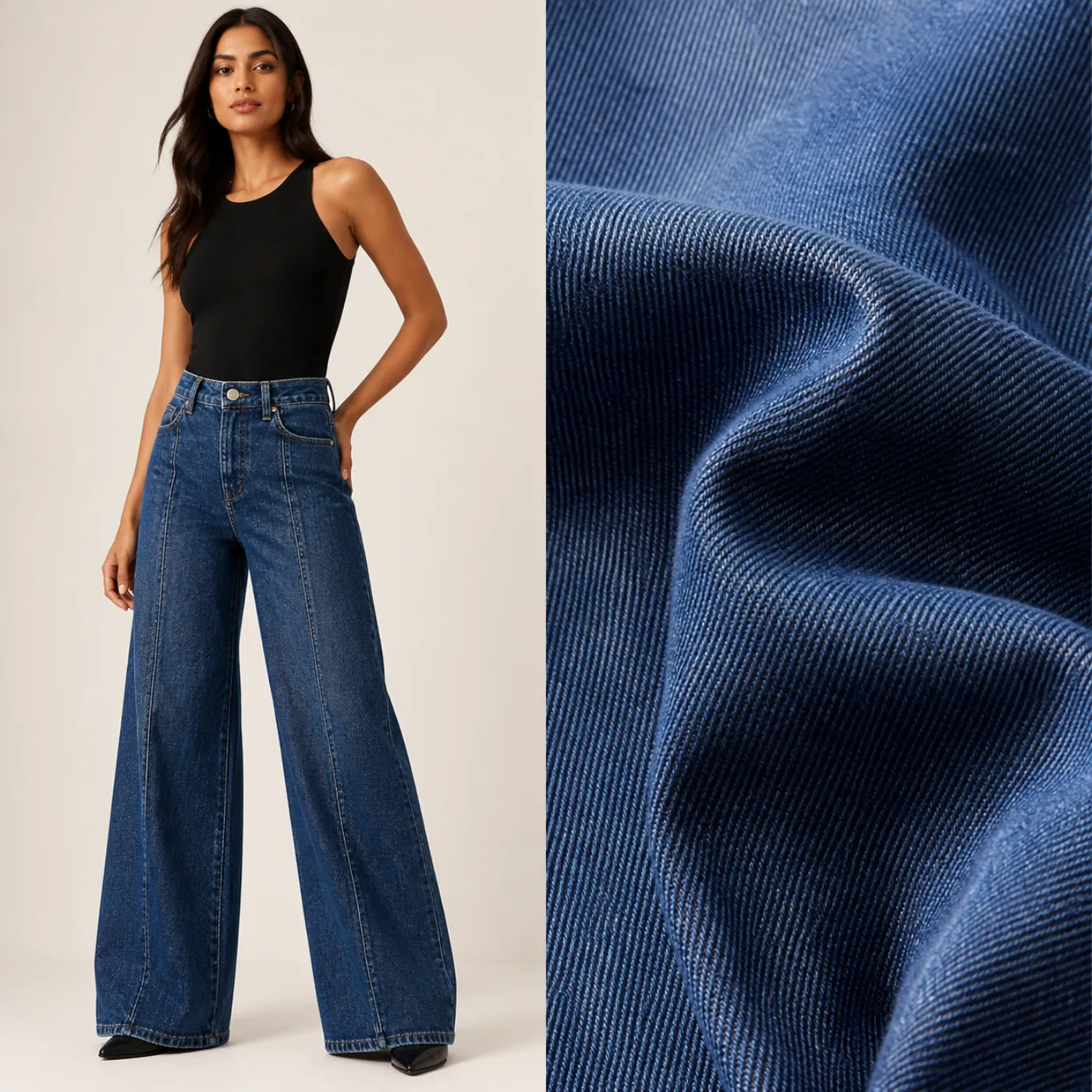 Denims fabric — From rugged workwear origins to global fashion staple